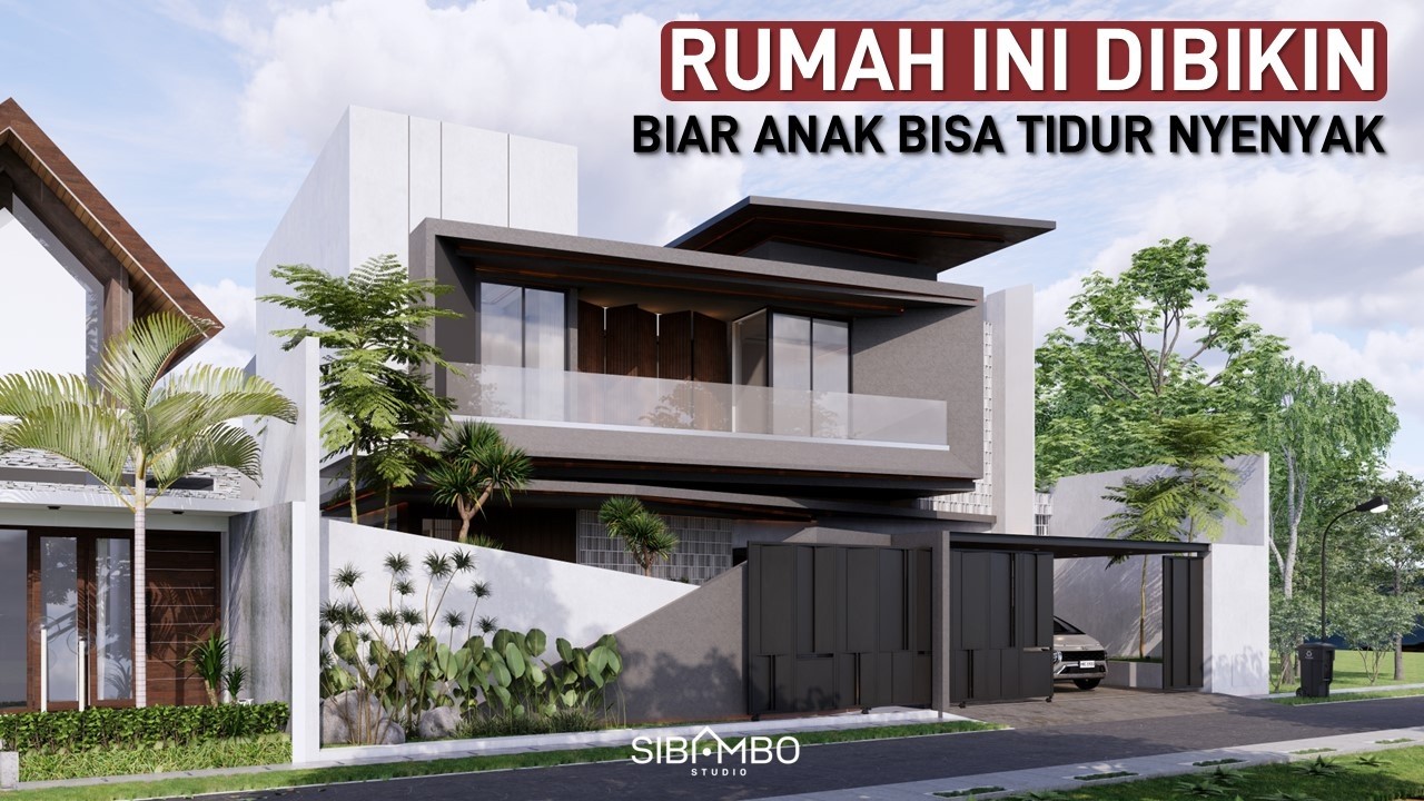 AVES ABODE | Desain Rumah 2 Lantai 4 Kamar Tidur di Lahan 504 m2