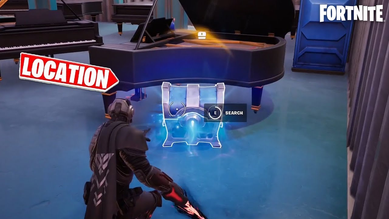 СЕКРЕТНОЕ ХРАНИЛИЩЕ ПИАНИНО С ЛЕГЕНДАРНОЙ ДОБЫЧЕЙ | Глава 7 Fortnite