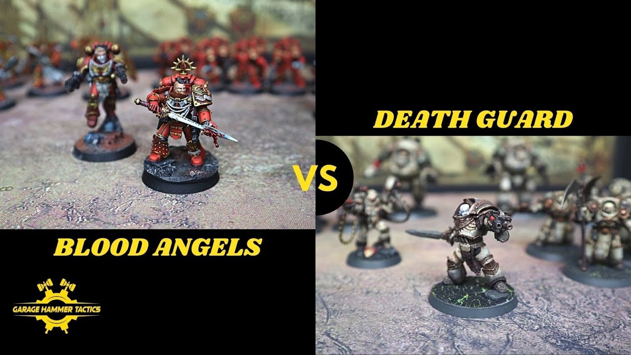 Horus Heresy Warhammer 30k battle report - Blood Angels vs Death Guard - Catacoms of Terra 1/3