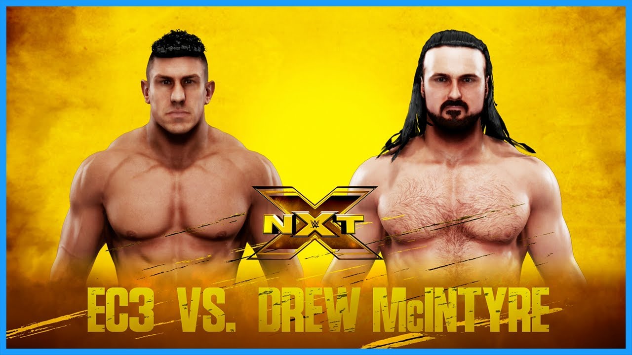WWE 2K19 PS4 - Drew McIntyre Vs EC3 - One Vs One Singles Match