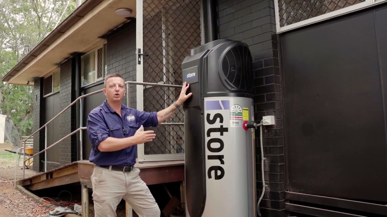 Sure Solar's iStore Hot Water Heat Pump Installation & Solar Synergy