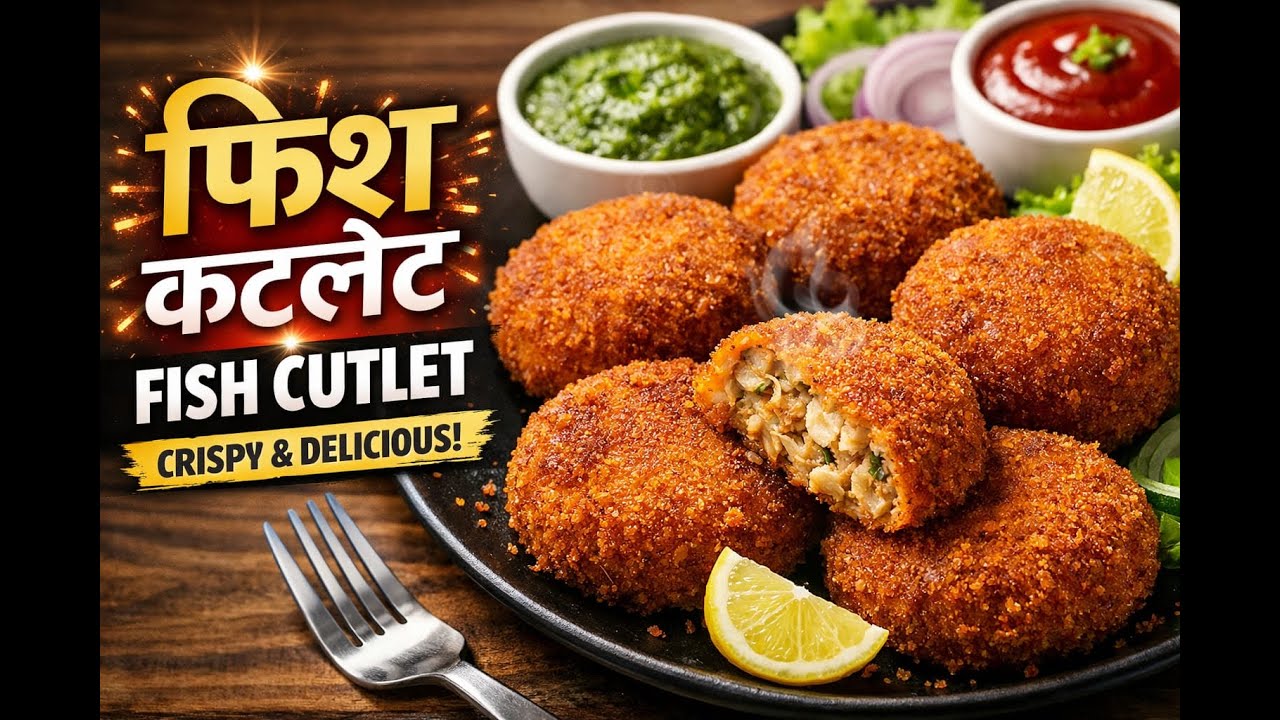 BEST FISH CUTLET  INDIAN  STYLE