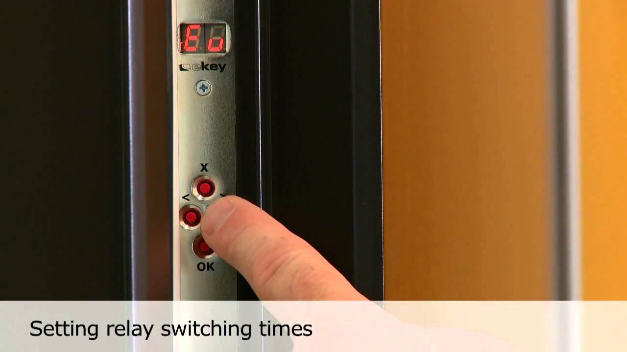 ekey control panel integra   operating and programming