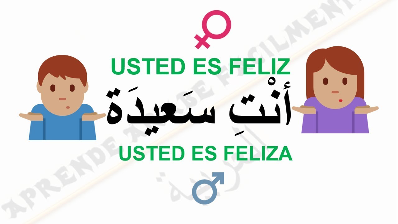 Masculino y Femenino Árabe