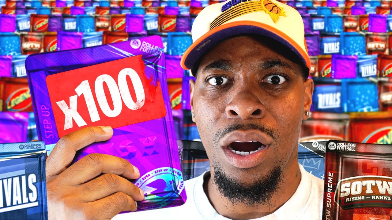 100 Packs Build My Entire Team!.. College Football 25
