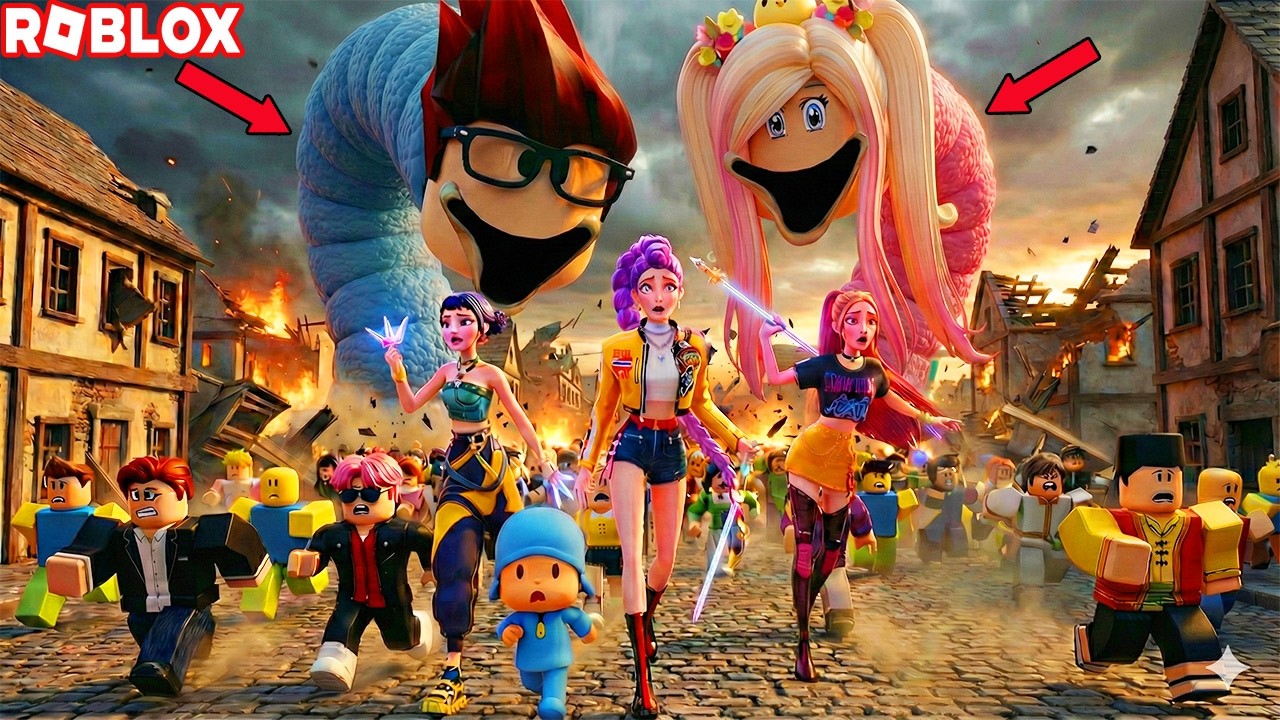 Ahora Nosotros somos los Gusanos y nos Comemos a todo Roblox!