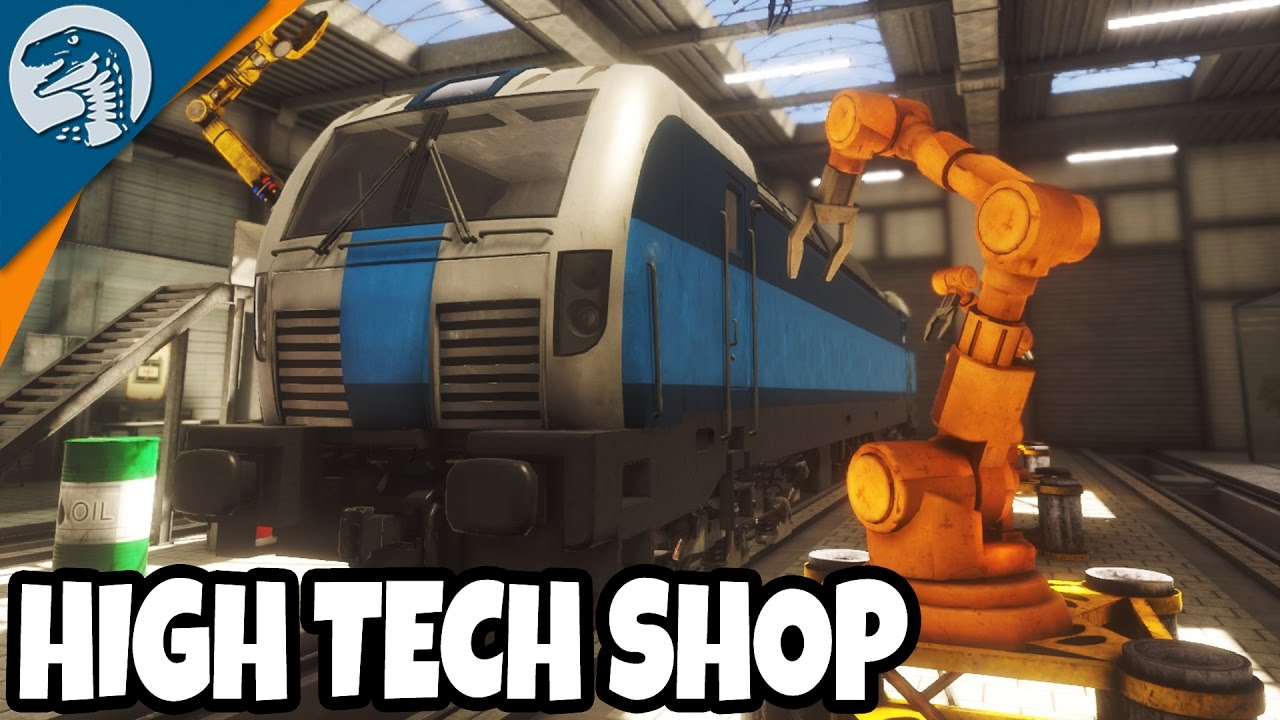 LARGE & POWERFUL TRAIN REPAIRS, BEST TECH | Train Mechanic Simulator 2017 Gameplay