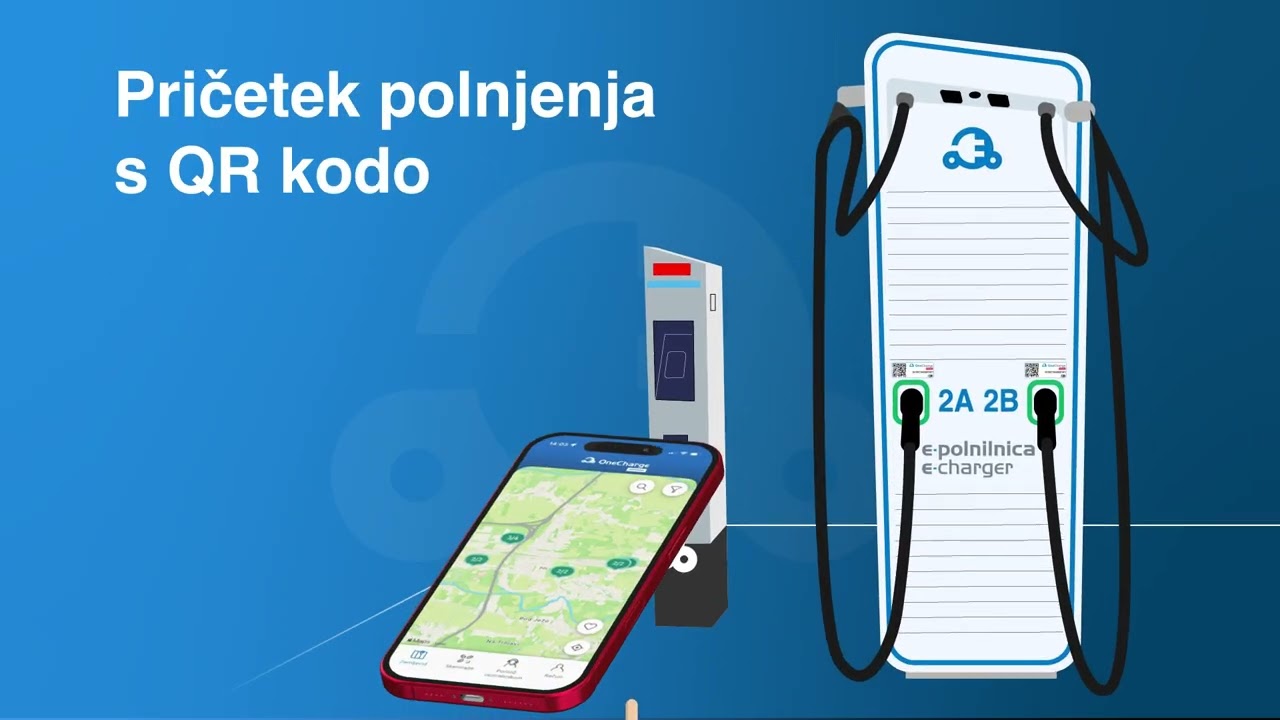 Polnjenje z mobilno aplikacijo OneCharge