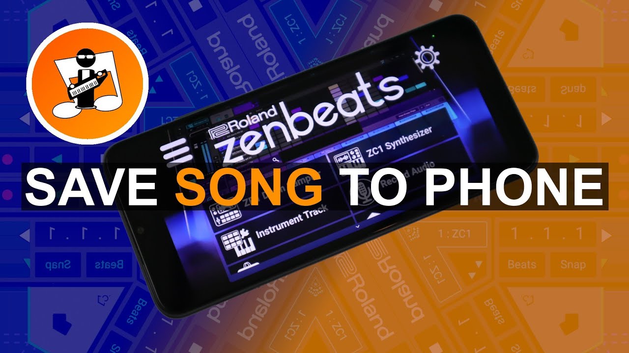 How to save your Zenbeats song to your phone