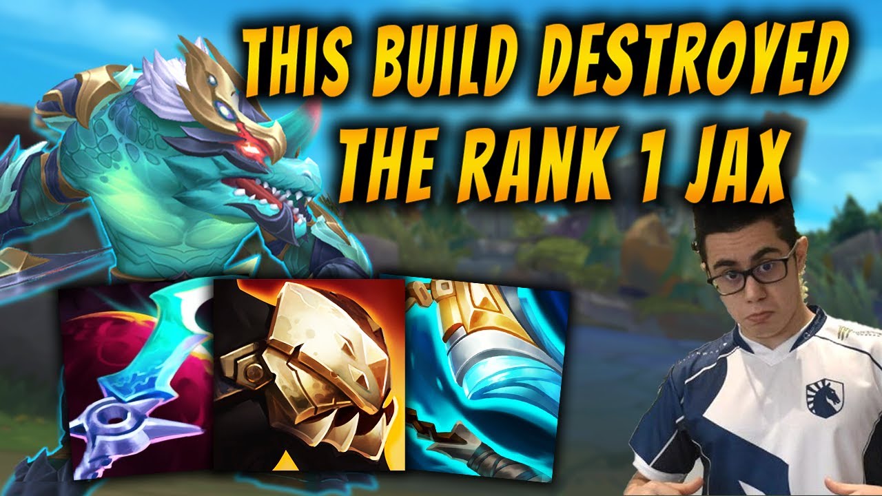 I gave TF Blade his only loss 😎 How I beat the best Jax players with Renekton