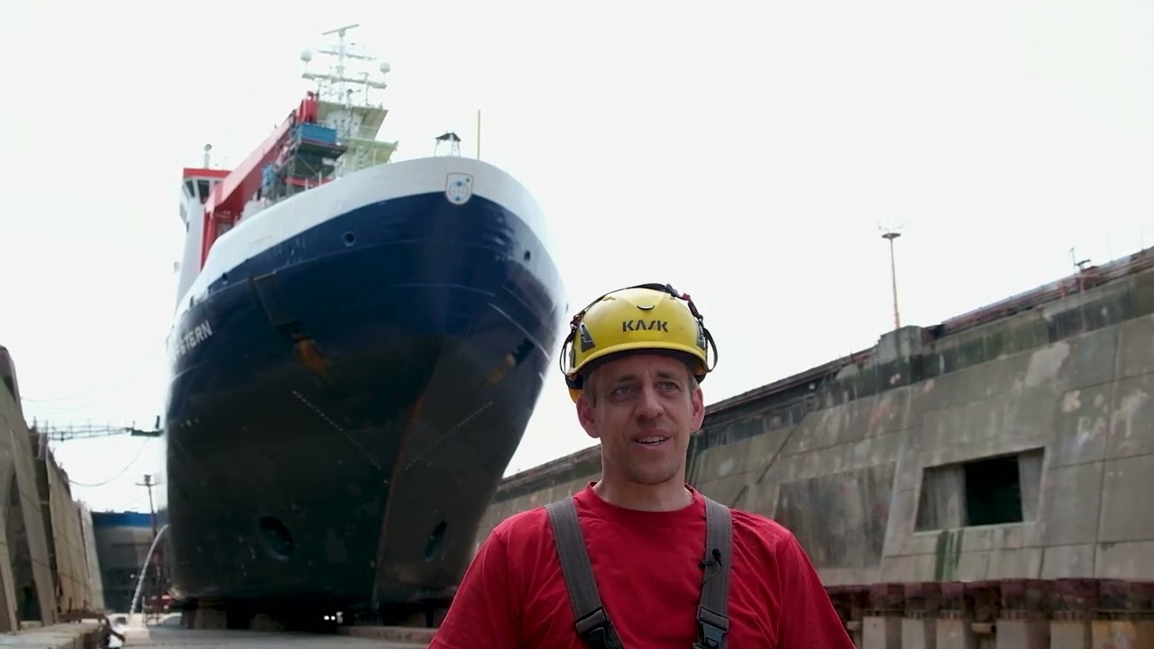 POLARSTERN-Crew: Markus Plehn - Im Eis