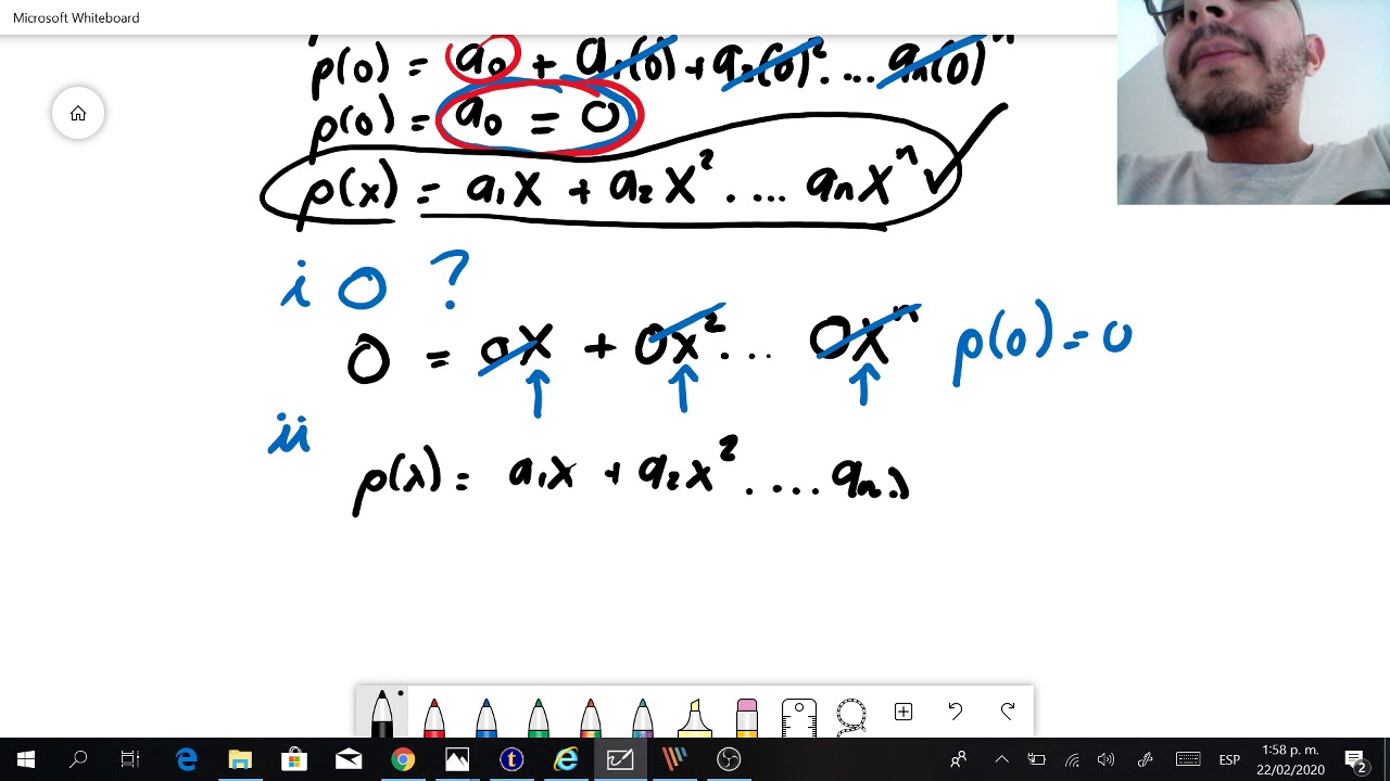 ¿Como demostrar un subespacio vectorial? (Polinomios)