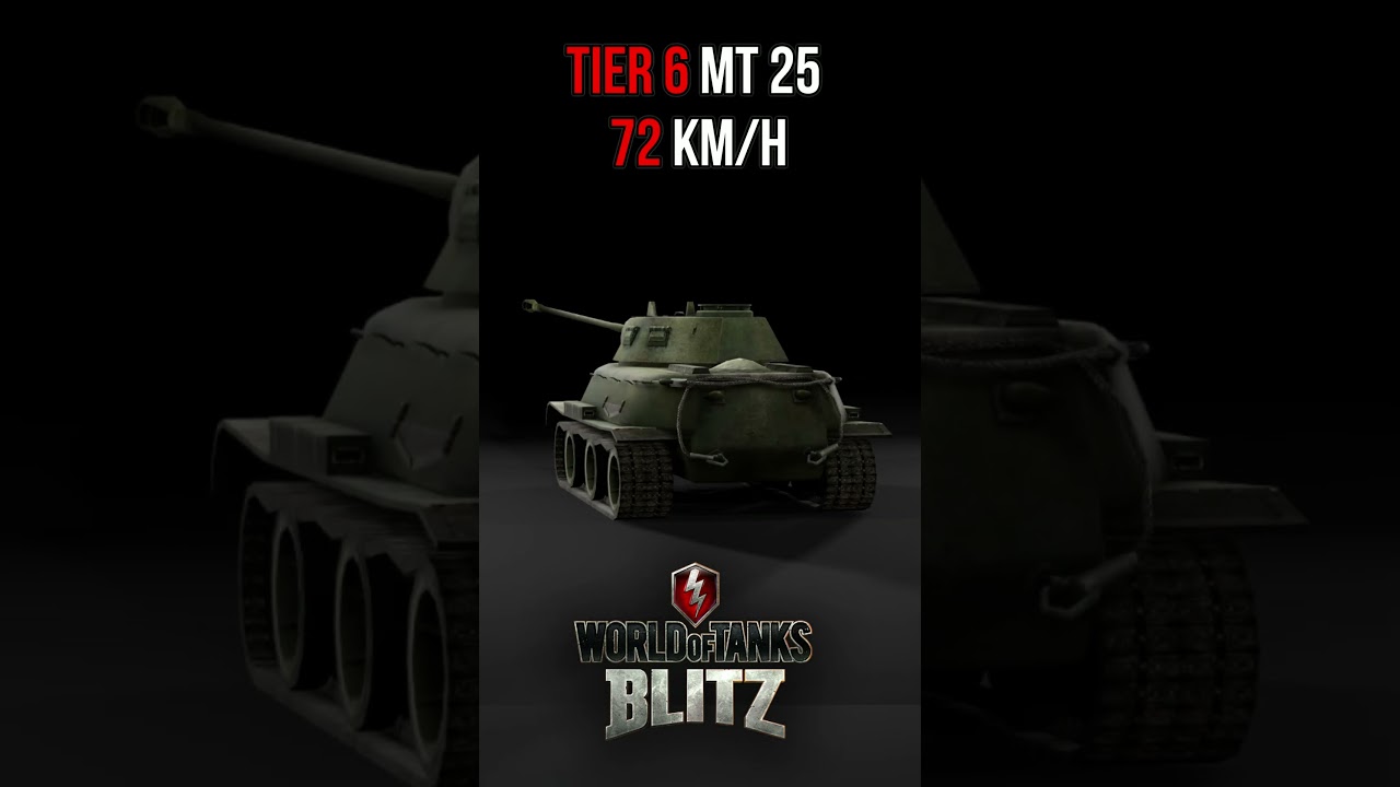 FASTEST TANKS ON all TIERS in wot blitz  #wotblitz #shorts