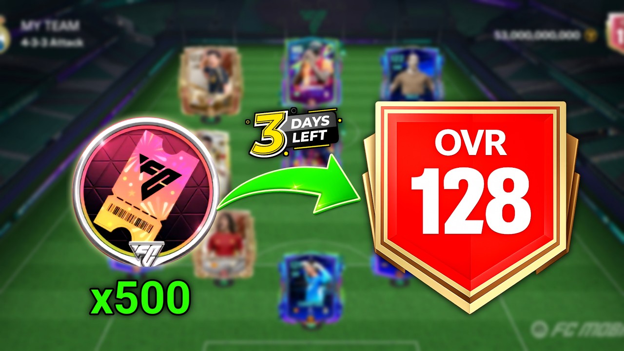How Much OVR Can You Reach With 300 Drafts On a New Accounts In 15 Days? (0 $ Spent) #fcmobile 