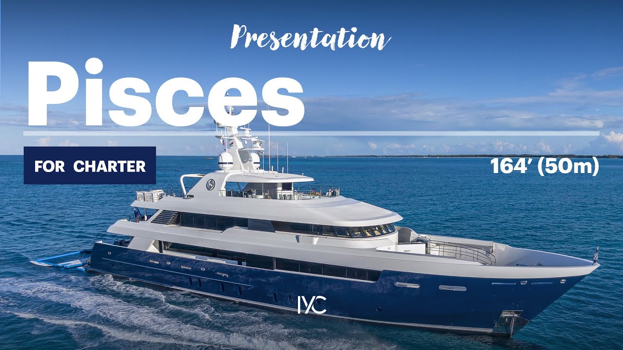 PISCES | Get the best of both worlds aboard the 164’ (50m) Delta Marine yacht | For charter with IYC