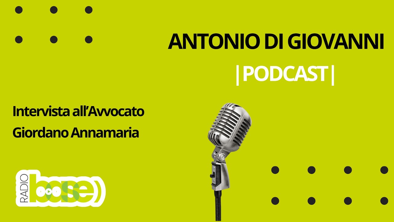 | Intervista all'avvocato Giordano Annamaria| Radio Base