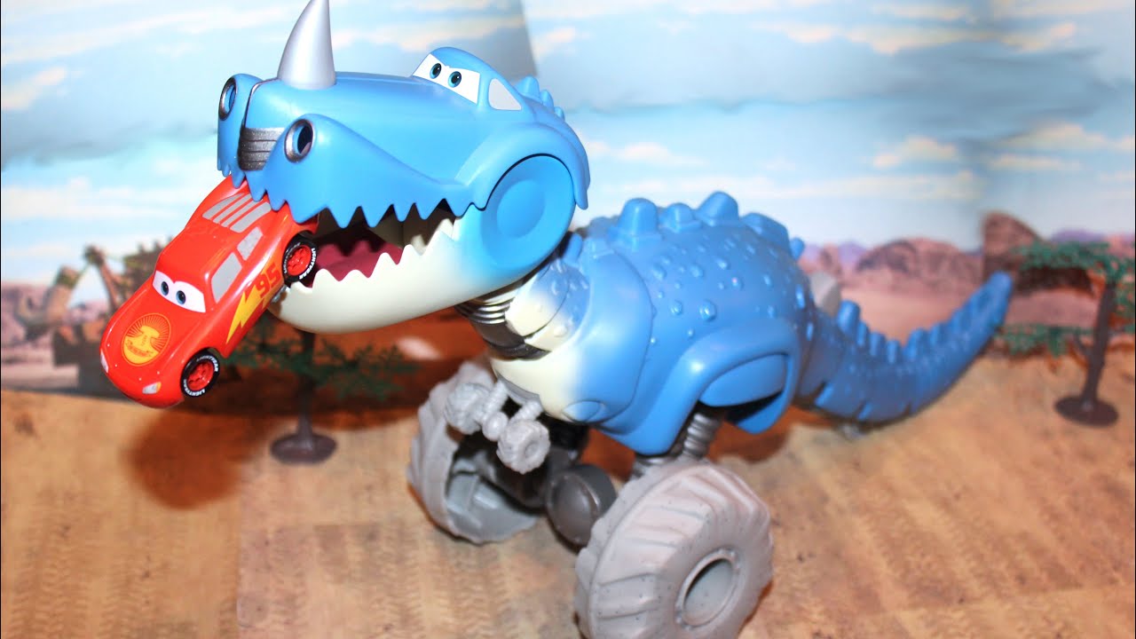 Mattel Disney Cars on the Road Roll & Chomp Dino - Tyranamissiasaurus Rex (динозавр тираннозавр)
