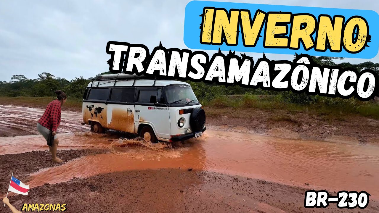 Tentando Atravessar a BR-230 no Inverno de Kombi T.03 EP.185