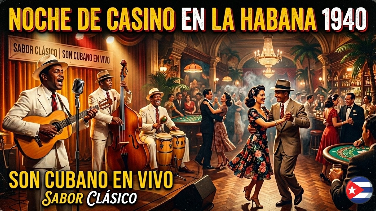 Noche de Casino en La Habana 1940  🎶 Son Cubano en Vivo con Sabor Clásico