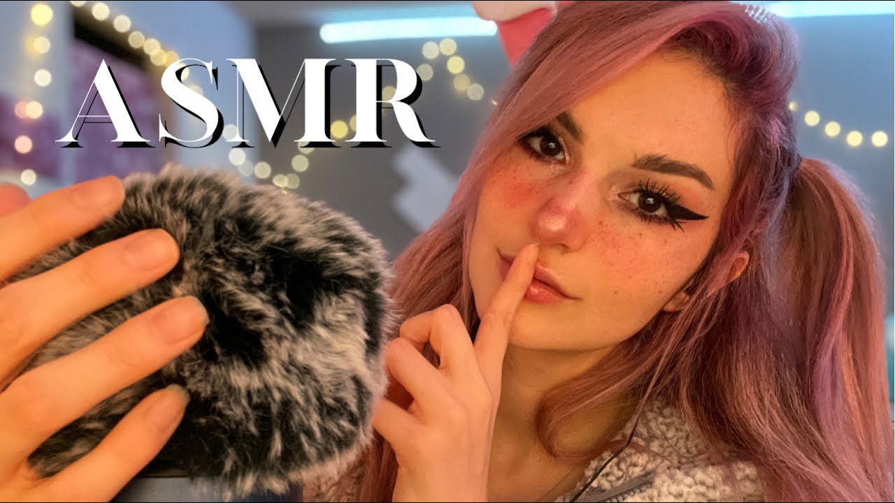 [ASMR] Brain-Melting Tingles ~ Slow Breathy Whispers & Fluffy Mic Brushing
