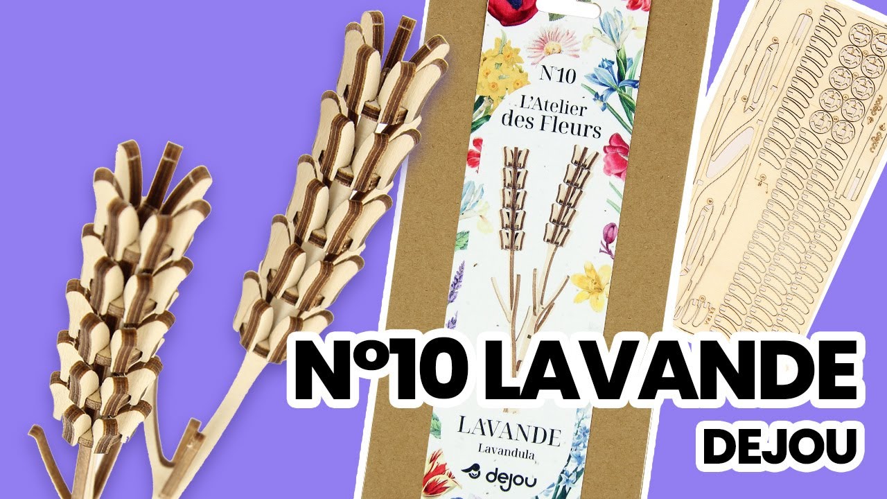 L'Atelier des fleurs N°10 - Construire de lavande en bois