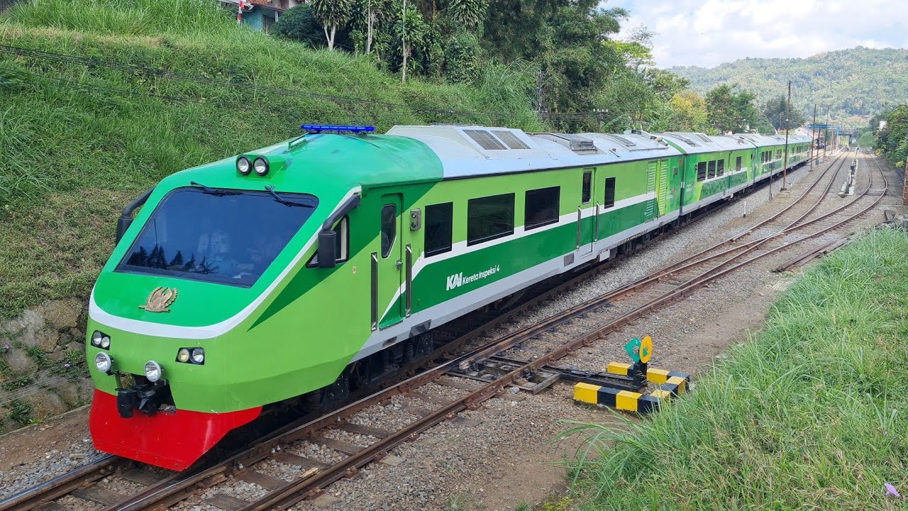 DIRUT KAI YANG BARU KELILING PAKAI KERETA INSPEKSI 4 LINTAS SELATAN JAWA !