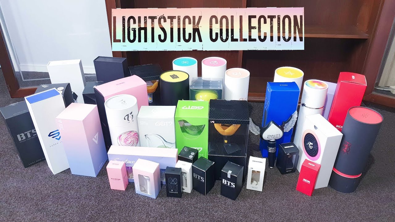 Organizing my KPOP Lightstick Collection (July 2019)