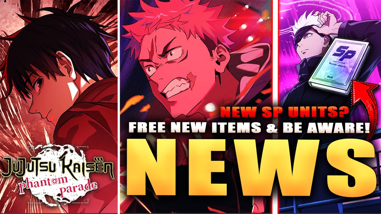 *HUGE* NEWS! BRAND NEW ITEMS FOR INSTANT SP & LEVEL UP! ITS FREE! (JJK: Phantom Parade)