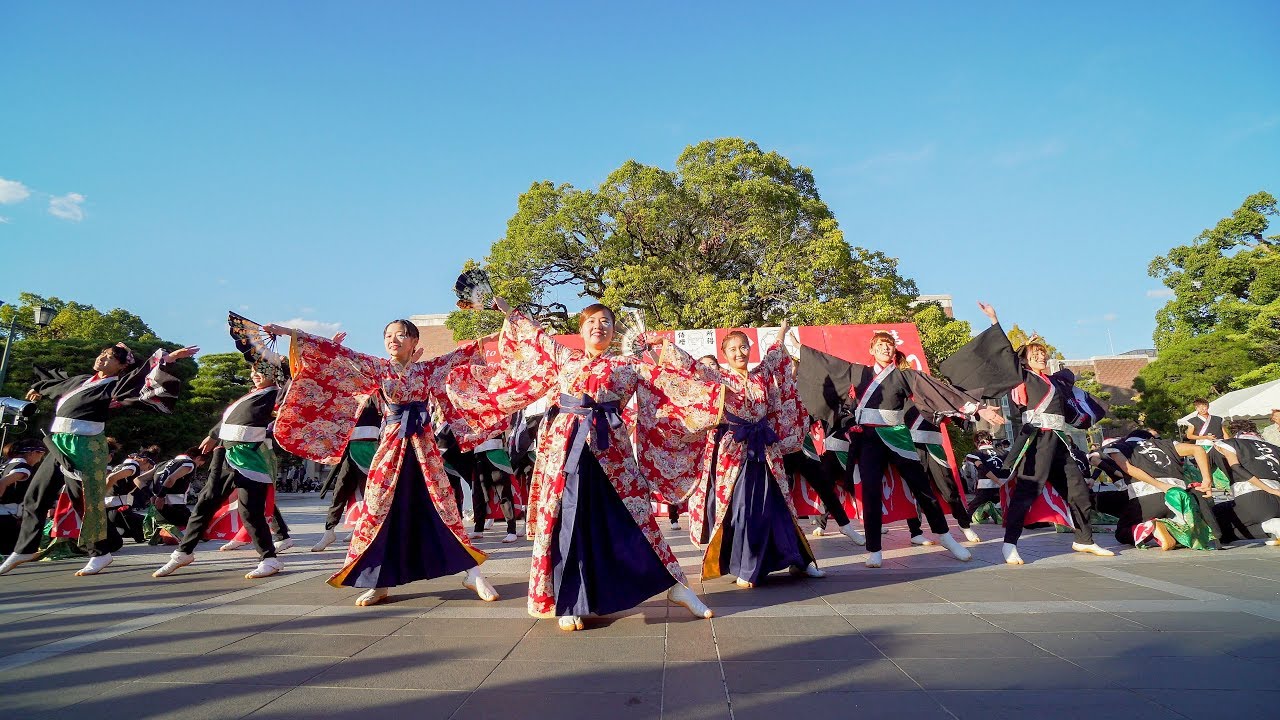 [4K] 京炎 そでふれ！おどりっつ　のつきみ祭 2018