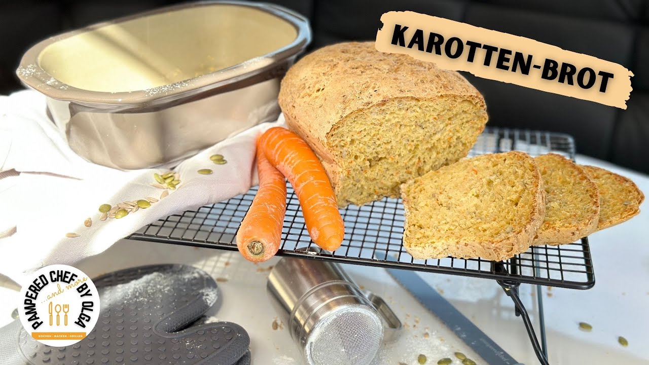 Karottenbrot aus dem Kleinen Zaubermeister (Lily) von Pampered Chef 2023 #cooking #The Stobbes