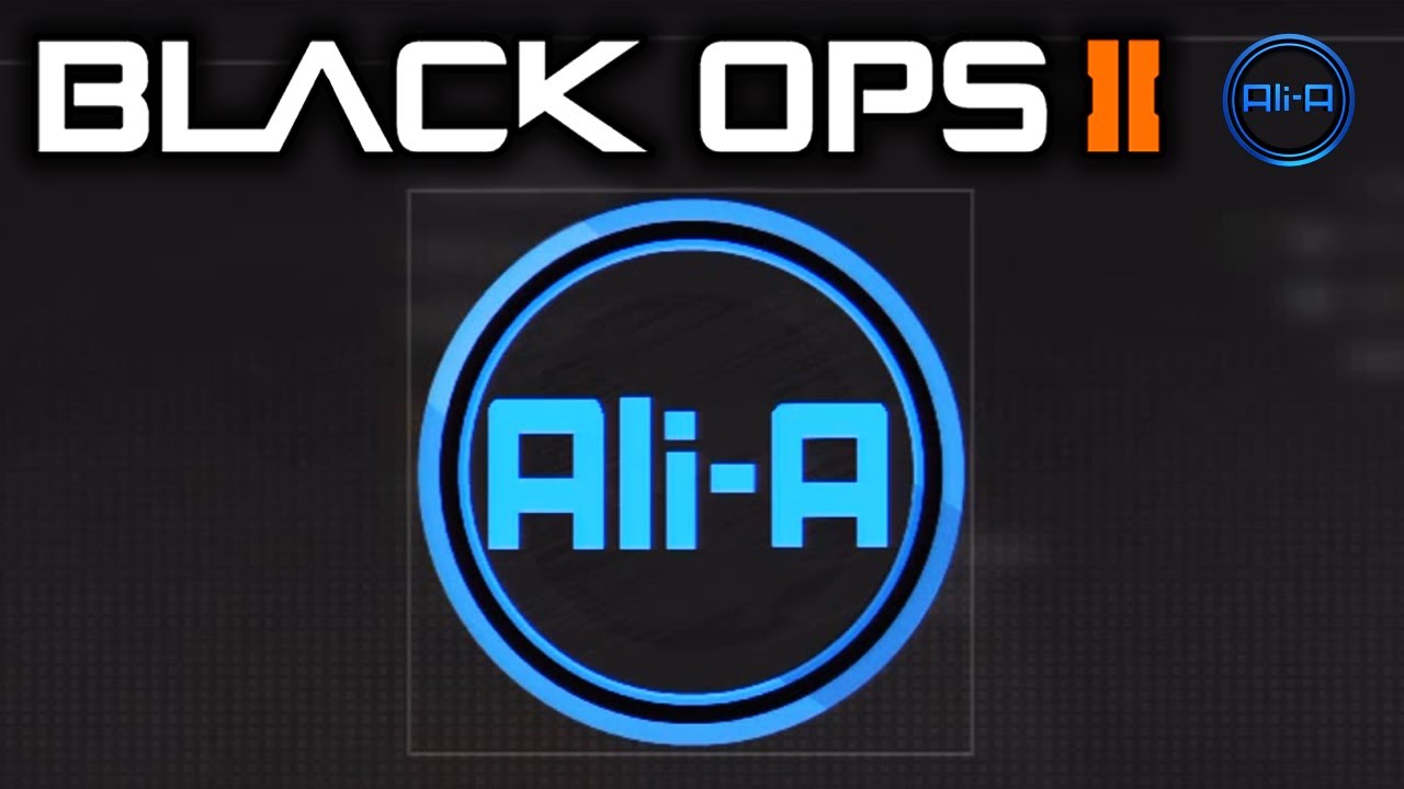 Call of Duty: Black Ops 2 - Ali-A Emblem Tutorial & [AliA] Tag! - #AliAarmy