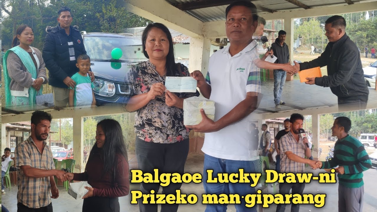 Balgaoe Lucky Draw, Dadenggre | Prize Distribution | Sawarang banoni maidake manachim? | Full video.
