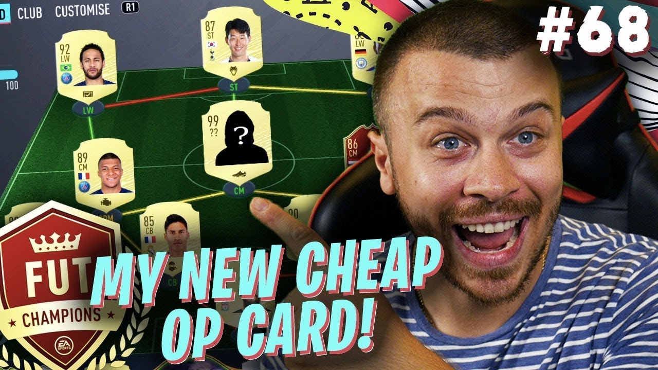FIFA 20 MY NEW CHEAP OVERPOWERED BEAST CARD for FUT CHAMPIONS in ULTIMATE TEAM!