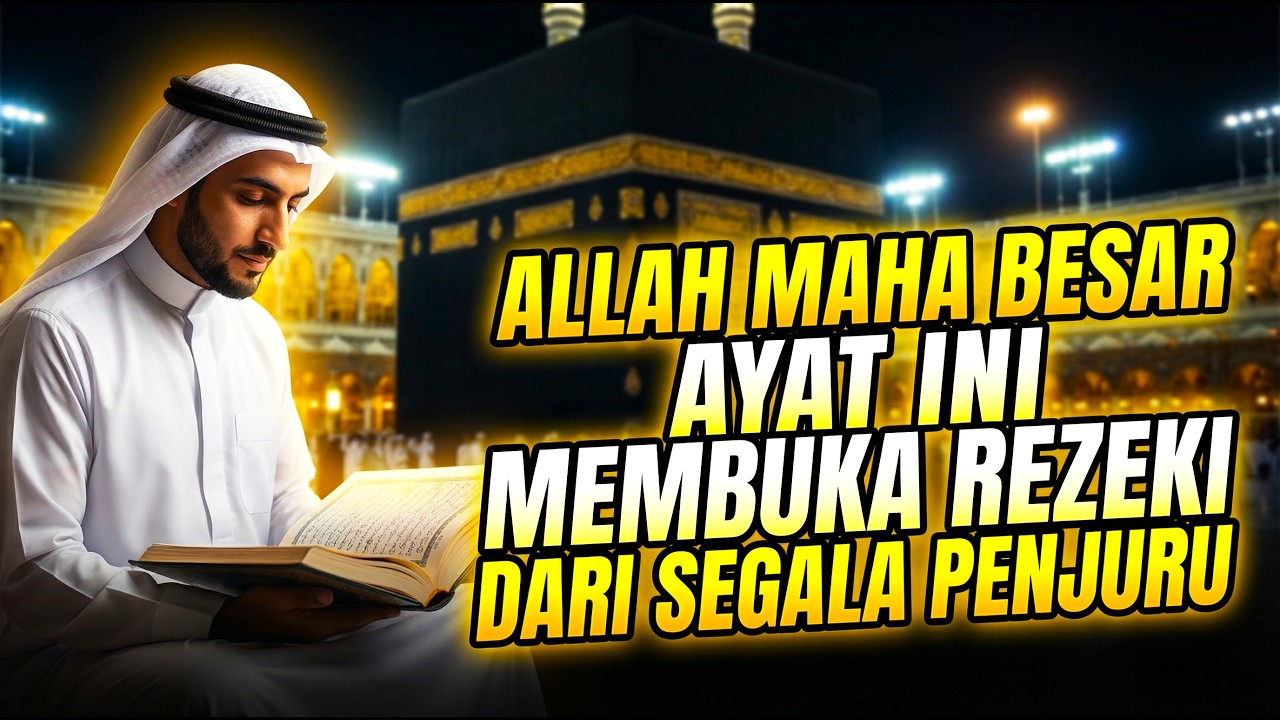 REZEKI MENGALIR DERAS..!! Dzikir Pagi & Petang Nabi Muhammad SAW | Penenang Hati & Penarik Rezeki