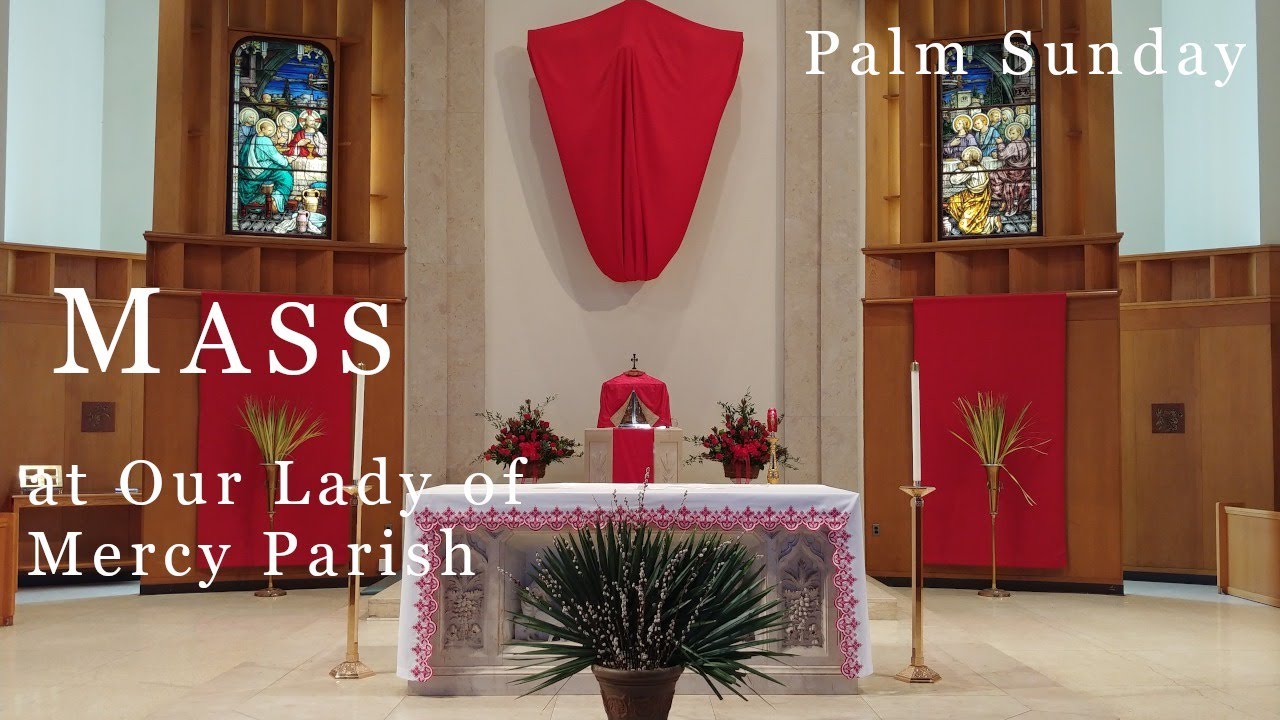 Palm Sunday Mass at OLM (4/05/2020)