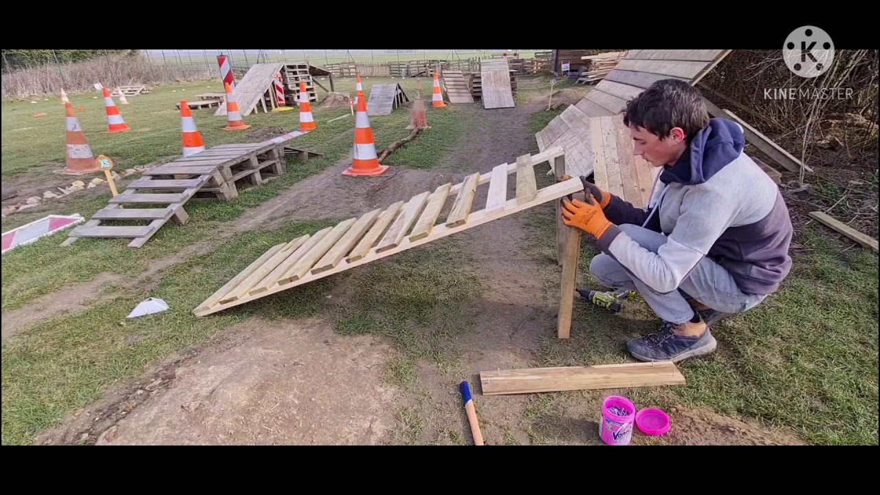 construction d'une rampe vtt