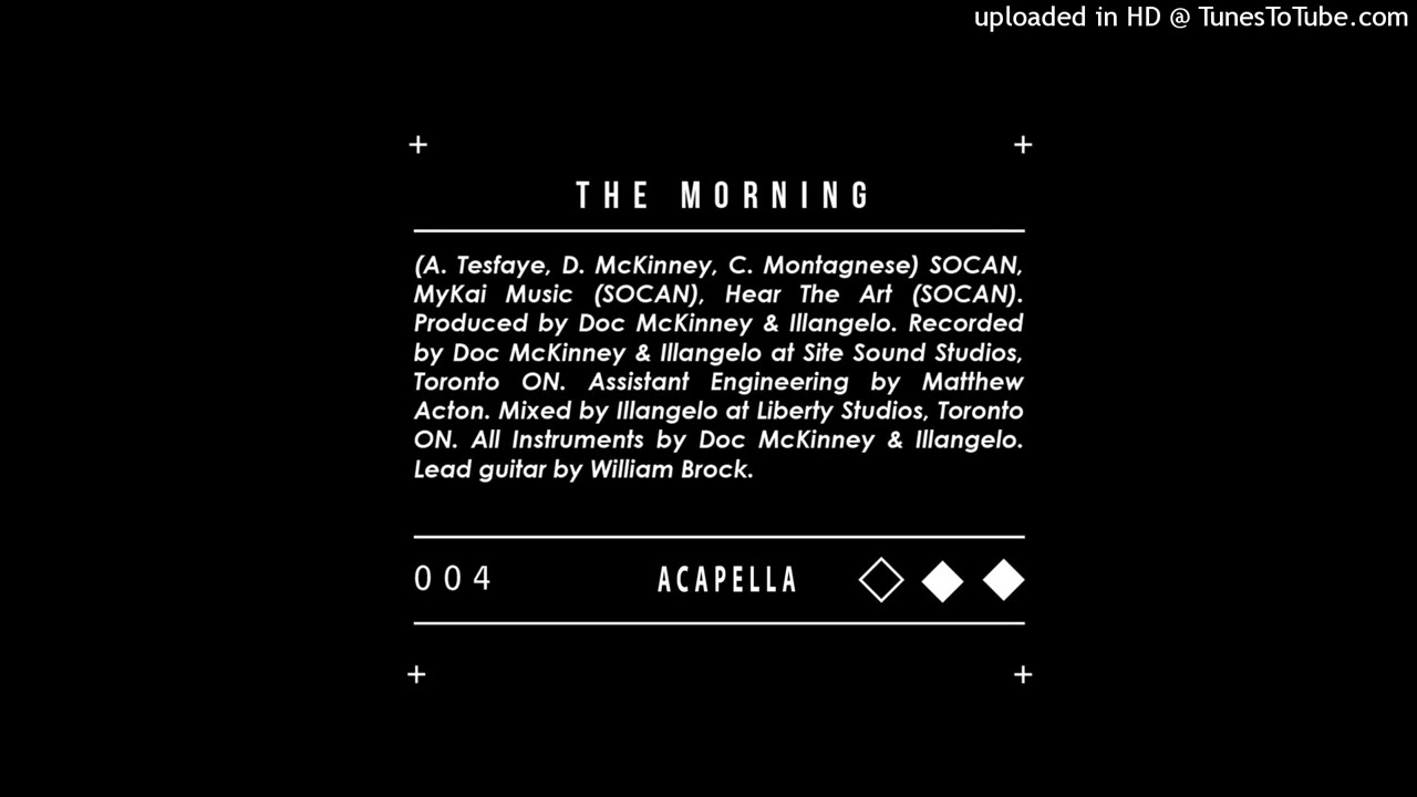 The Weeknd - The Morning (Acapella)