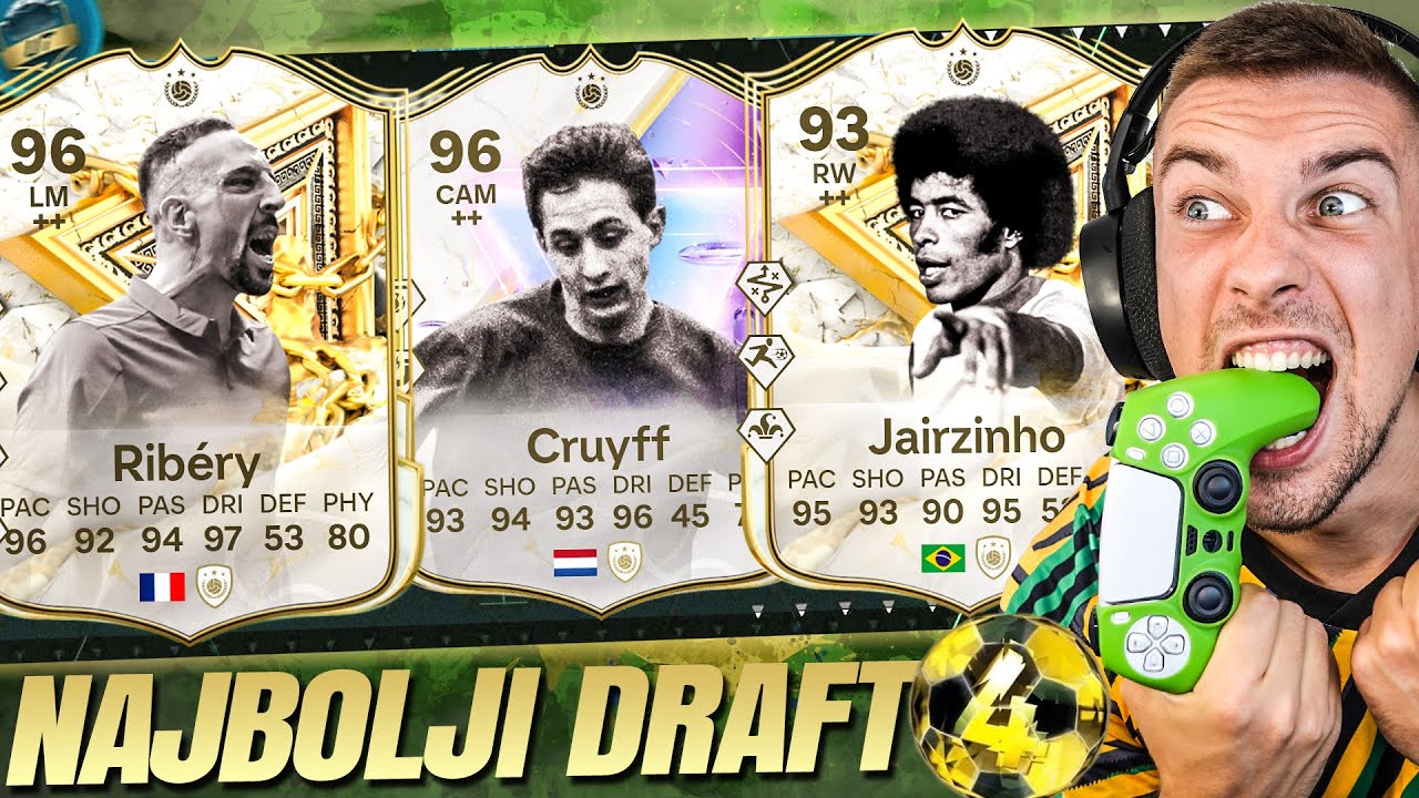 MORAM OSVOJITI NAJBOLJI DRAFT DO SADA SA 4 IKONE U NAPADU ! FC 25