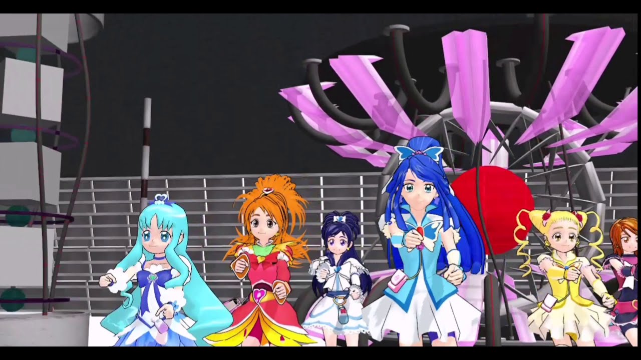 (ＭＭＤプリキュア)プリキュアオールスターズでLOVEマシーン❤