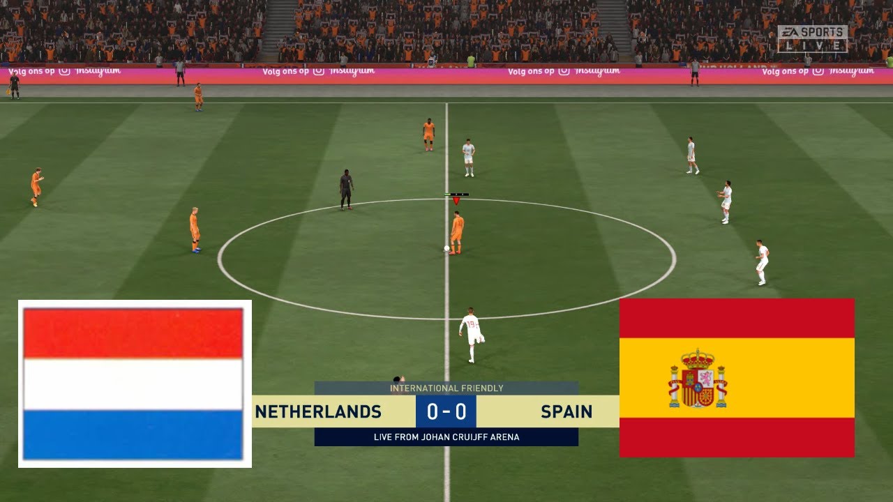 FIFA 21 | Netherlands vs Spain | International Friendly 2020 | Full Match & Gameplay