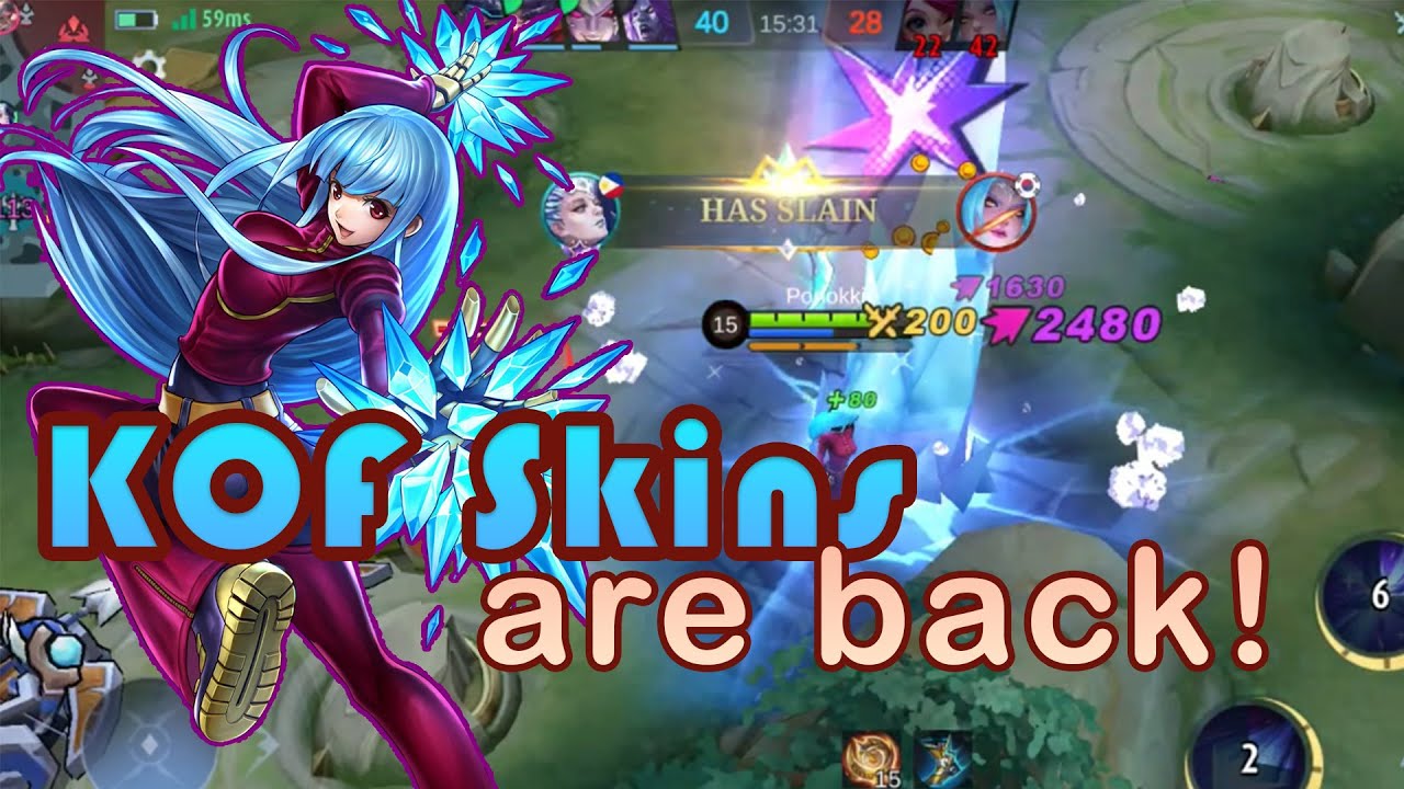 Aurora Kula Diamond KOF Skin || Gameplay
