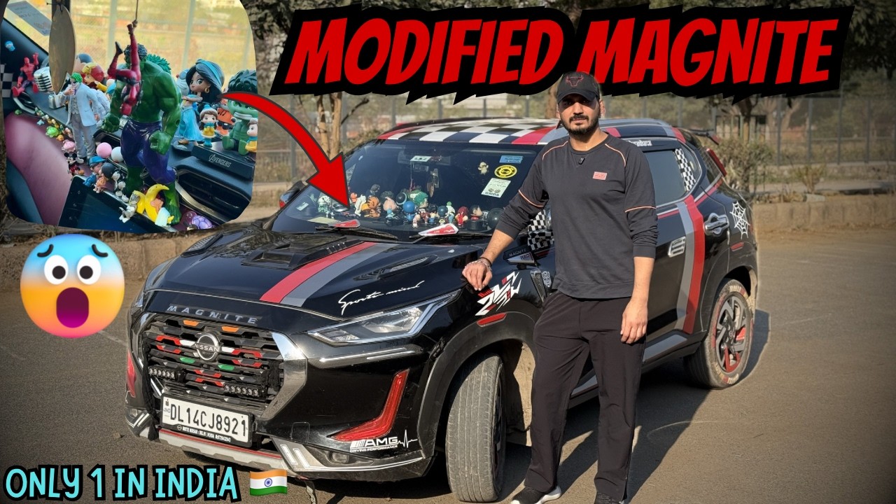 Only 1 in India 🇮🇳 Modified Nissan Magnite 🤯 ₹2.5 Lakh Mods + Crazy Soft Toys Setup