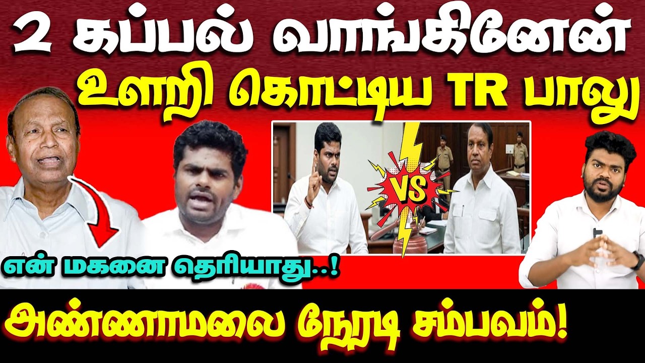 நீதிமன்றத்தில் நேருக்கு நேர் | அண்ணாமலை vs T R பாலு | annamalai vs t r balu