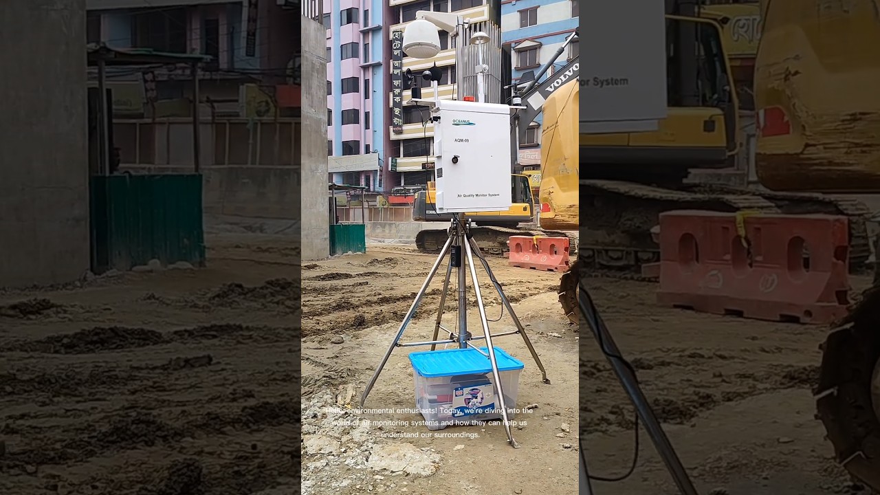 How air quality monitor system work? #construction #air_pollution #environment