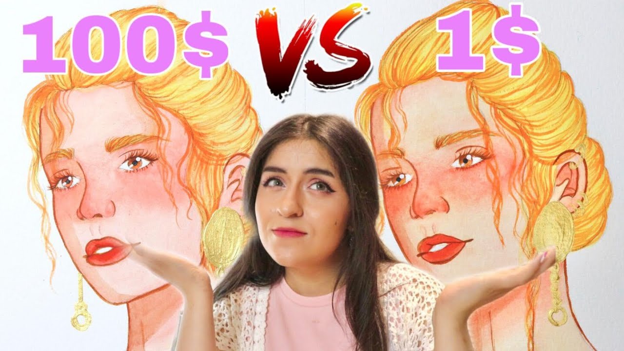 رسمت نفس الرسمة بألوان رخيصة و غالية ! ما توقعت هذي النتيجة !! MICO#