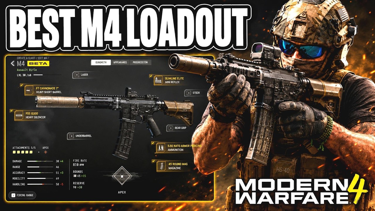 Best M4 Loadout In Modern Warfare 4 - Full Guide