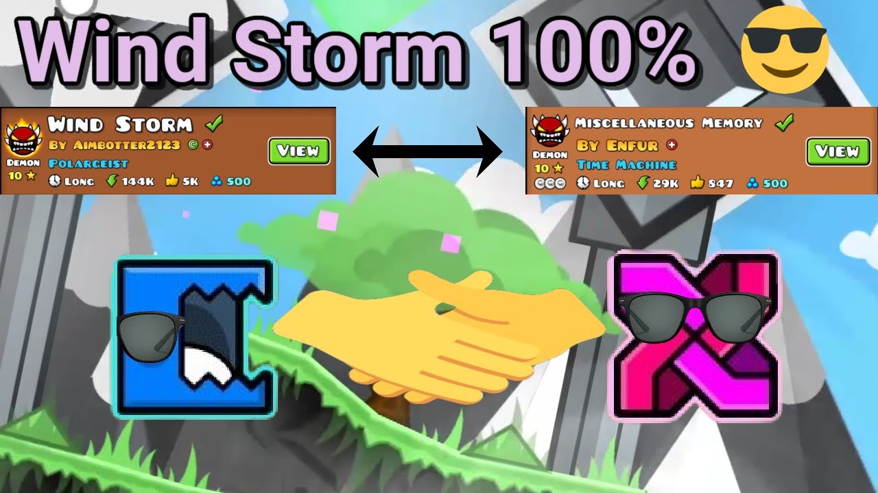 Wind Storm 100% (extreme demon) by Aimbotter2123