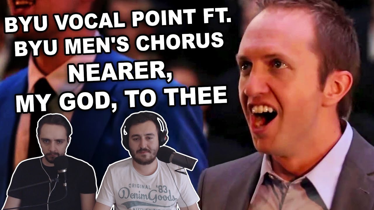 Первая реакция/рецензия певцов на песню «BYU Vocal Point при участии мужского хора BYU — Nearer, ...