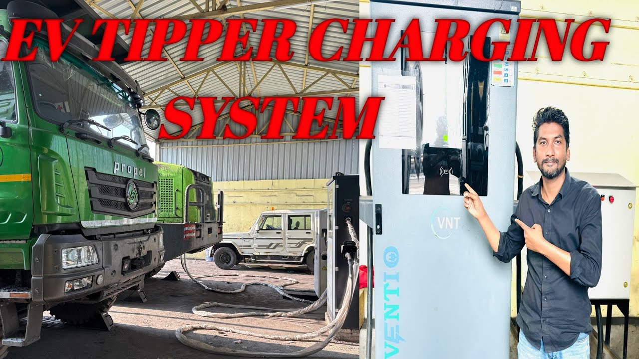 #EV Tipper Charge Kaise hota hai #EV Tipper Charging System#Propel#HEV470@The_CONCLUSION27