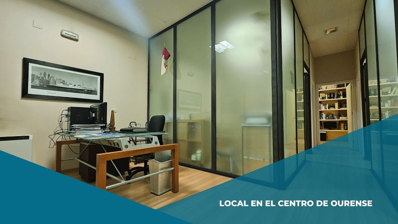LOCAL HABILITADO COMO CONSULTA EN EL CENTRO DE OURENSE.